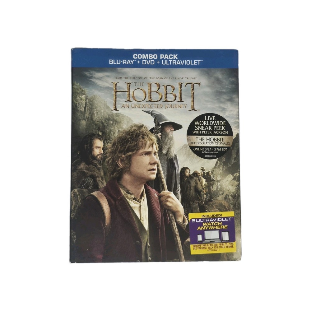 The Hobbit:‎ An Unexpected Journey (Blu-ray, 2012)
